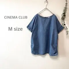 シネマクラブ　CINEMA CLUB トップス　半袖　レディース　デニム調　M