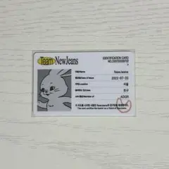 NewJeans トレカ IDカード Bluebook ver.