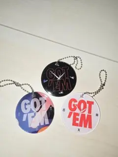 got’em　ゴッテム　キーホルダー　３個③