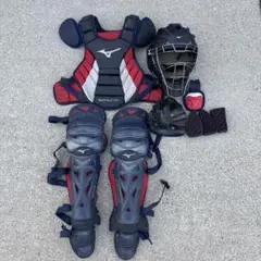 USA Mizuno Samurai キャッチャー防具一式　バック付き