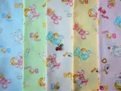 ハローベイビーカットクロスセット☆ルシアンアニマルベビーアルファベット