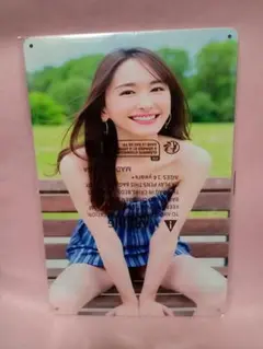 日本の女優 新垣結衣 ブリキ看板■セクシーメタルプレート★魅惑のガッキー