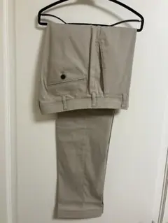 【美品】AOKI★らくQパンツ★スラックス★ベージュ★無地★Sサイズ