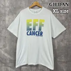 GILDAN ギルダン Tシャツ XL 薄水色 英字 オーバーサイズ メンズ古着