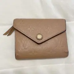 VUITTON モノグラム 二つ折り 財布 ベージュ トゥルトゥレール