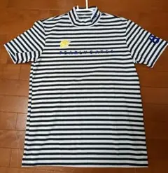 パーリーゲイツ PEARLY GATES ボーダー モックネック 半袖シャツ