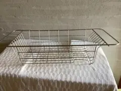 ステンレス製 水切りカゴ 大容量　食器カゴ　食器入れ