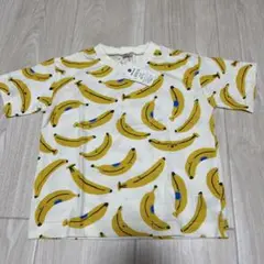 バナナ柄半袖Tシャツ