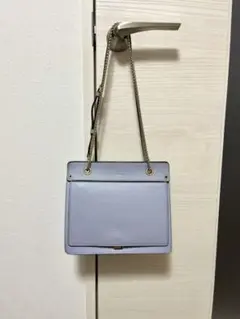 【値下げなし】フルラ ショルダーチェーンバッグ ブルー