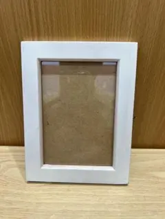 ホワイト木製フォトフレーム 壁掛け用