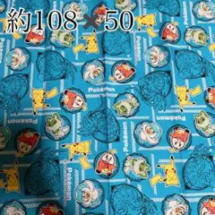 ポケモン　ピカチュウ　ハギレ　はぎれ　生地