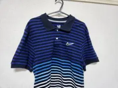 NIKE　ナイキ　ボーダー　ポロシャツ　マルチカラー　M