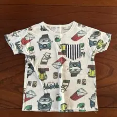 キャンプテーマ Tシャツ 130サイズ