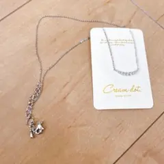 新品未使用❣️ネックレス　シルバー　キラキラ　シンプル アクセサリー シルバー