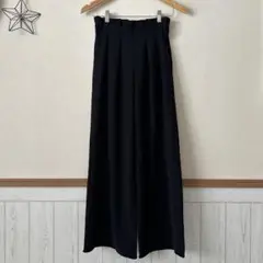 シップスカラーズ　カジュアルワイドパンツ　濃紺