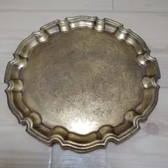 アンティーク 丸盆