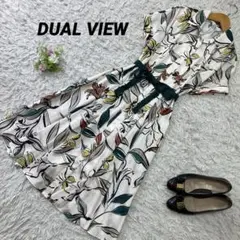 DUAL VIEW デュアルビュー ボタニカル柄 ワンピース