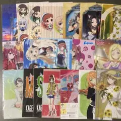 アニメ　マンガ　女性キャラ　クリアファイル　２０枚　まとめ売り