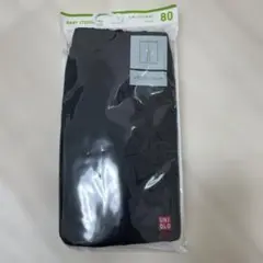UNIQLO レギンス　7部丈　80cm 新品未使用　ブラック
