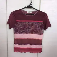 シースルー 半袖Tシャツ