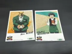 ヒロアカ　東急ハンズ　特典ブロマイド　オールマイト　緑谷出久