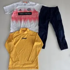 adidasTシャツ　ヒュンメルハイネックロンT UNIQLOズボン