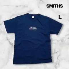 【美品】 SMITHS 半袖 シャツ トップス ネイビー L 89