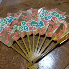 観世流仕舞扇尺一　新品未使用　銘入り 観世流仕舞扇尺一新品未使用鳥使用品