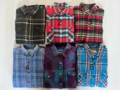 古着屋購入ネルシャツ　ラングラー　Ralph Lauren 等