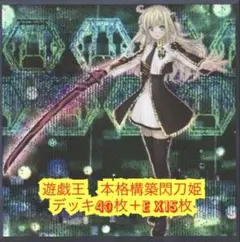 遊戯王　本格構築閃刀姫デッキ40枚＋E X15枚