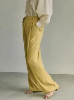AP46 TODAYFUL ロングパンツ カジュアル ジョーゼットラフトラウザー