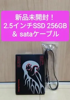 【新品未開封】SSD 256GB ＆ Sataケーブル　（検索　240