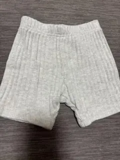 digreen リブ編み グレー ショートレギンス