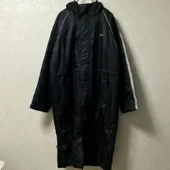 NIKE ナイキ ベンチコート ブラック メンズL ロング丈