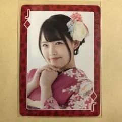 NMB48 植村梓 2016 トレカ アイドル トランプ 11 ダイヤ