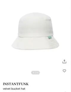 Instant Funk velvet bucket hat