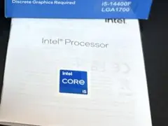 Intel i5 14世代のシール