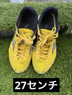 Mizuno イエロー ランニングシューズ
