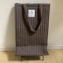 キャリー付きショルダーバッグ　ショッピングカート　ブラウン