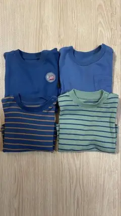 ユニクロ　長袖　Tシャツ　トップス 80cm 4枚セット