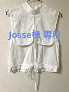 musubore ビッグ襟ブラウス