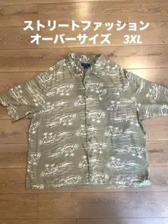 【美品】　アメリカ古着 アロハシャツ 3XL