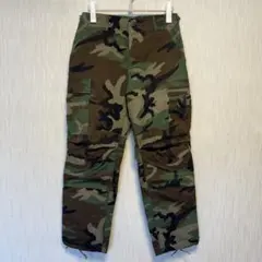 US ARMY ウッドランドカモ BDUカーゴパンツ SMALL-SHORT