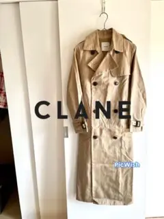 2017fw購入 CLANE ロング丈 トレンチコート