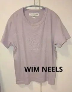 【美品】 WIM NEELS ウィムニールス Tシャツ ラベンダー 46