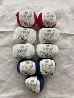 DMC ナチュラ 3色 計9玉 コットン 綿 糸 Natura