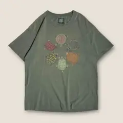 【アニマル】00s USA製 LIBERTY GRAPHICS 亀 Tシャツ L