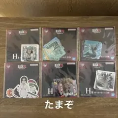 一番くじ BLEACH 20周年 Ｈ賞 ステッカーセット ６種コンプリートセット