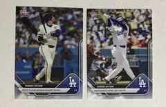 2枚セット　 2025 topps now　 大谷翔平 　ドジャース