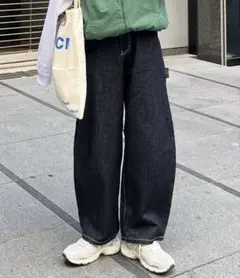 CPCM カーブペインターデニム　ネイビーS